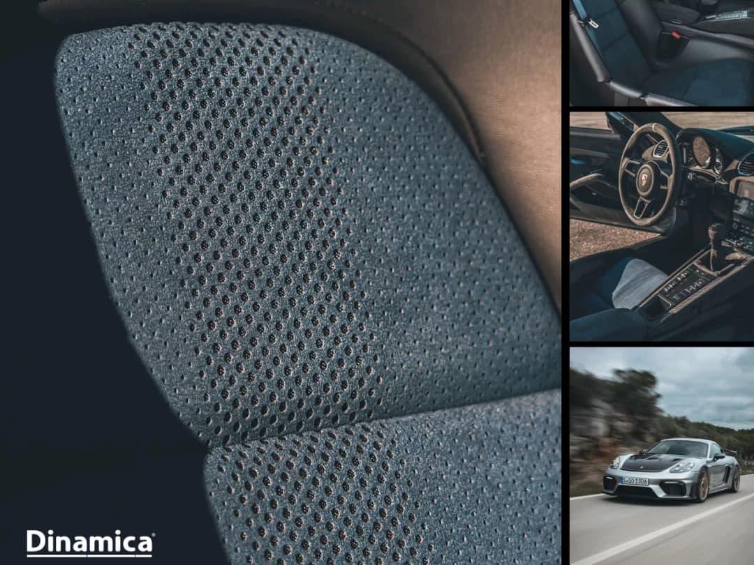 森织集团可持续性麂皮绒Dinamica®全方位应用于全新保时捷718 Cayman GT4 RS内饰
